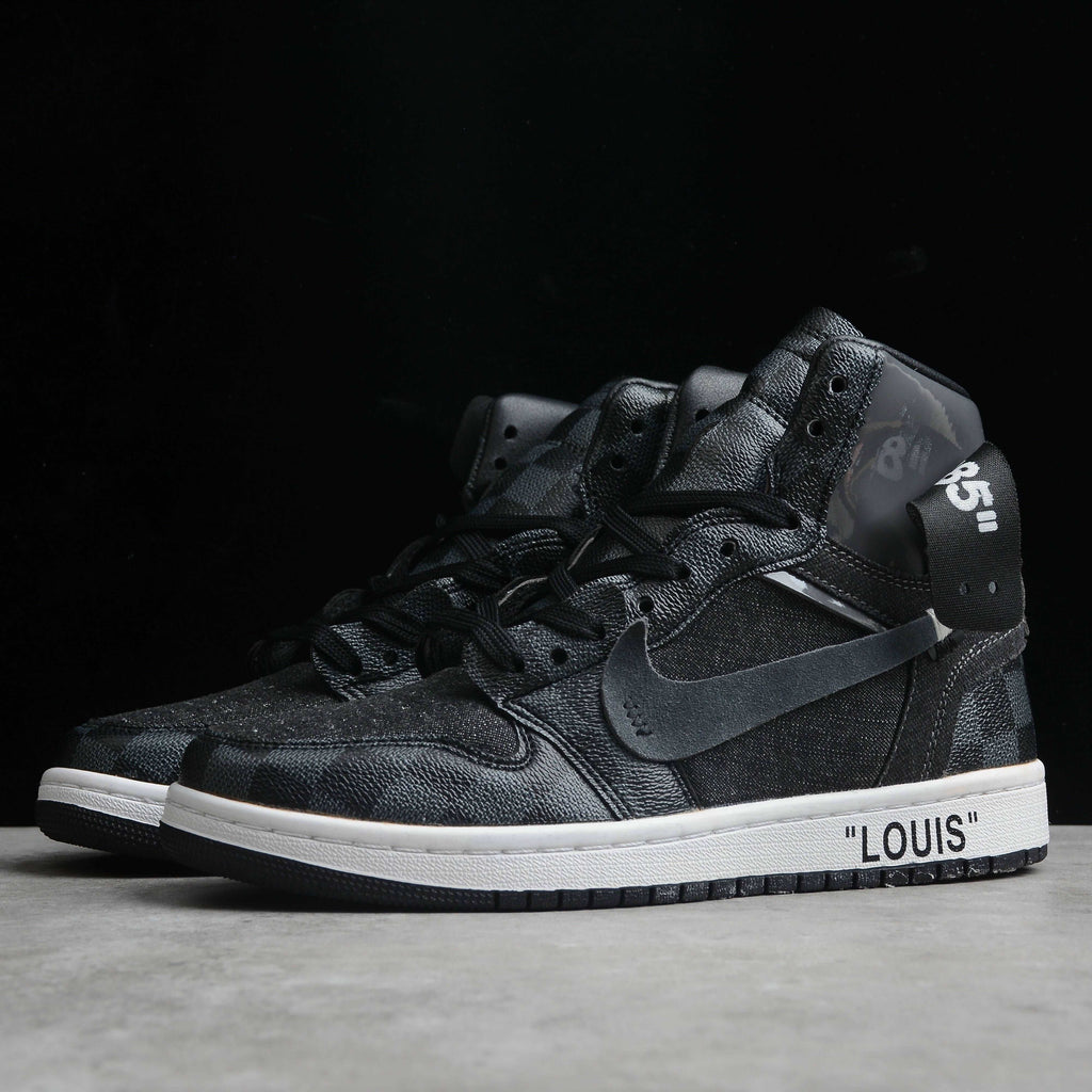 Unveiling the Black OFF-LOUIS LV Custom Air Jordan 1: Elevate Your Style Game