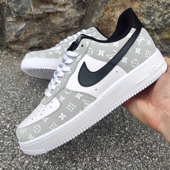 Introducing Our Latest Creation: Royal Gray LV Custom Air Force 1