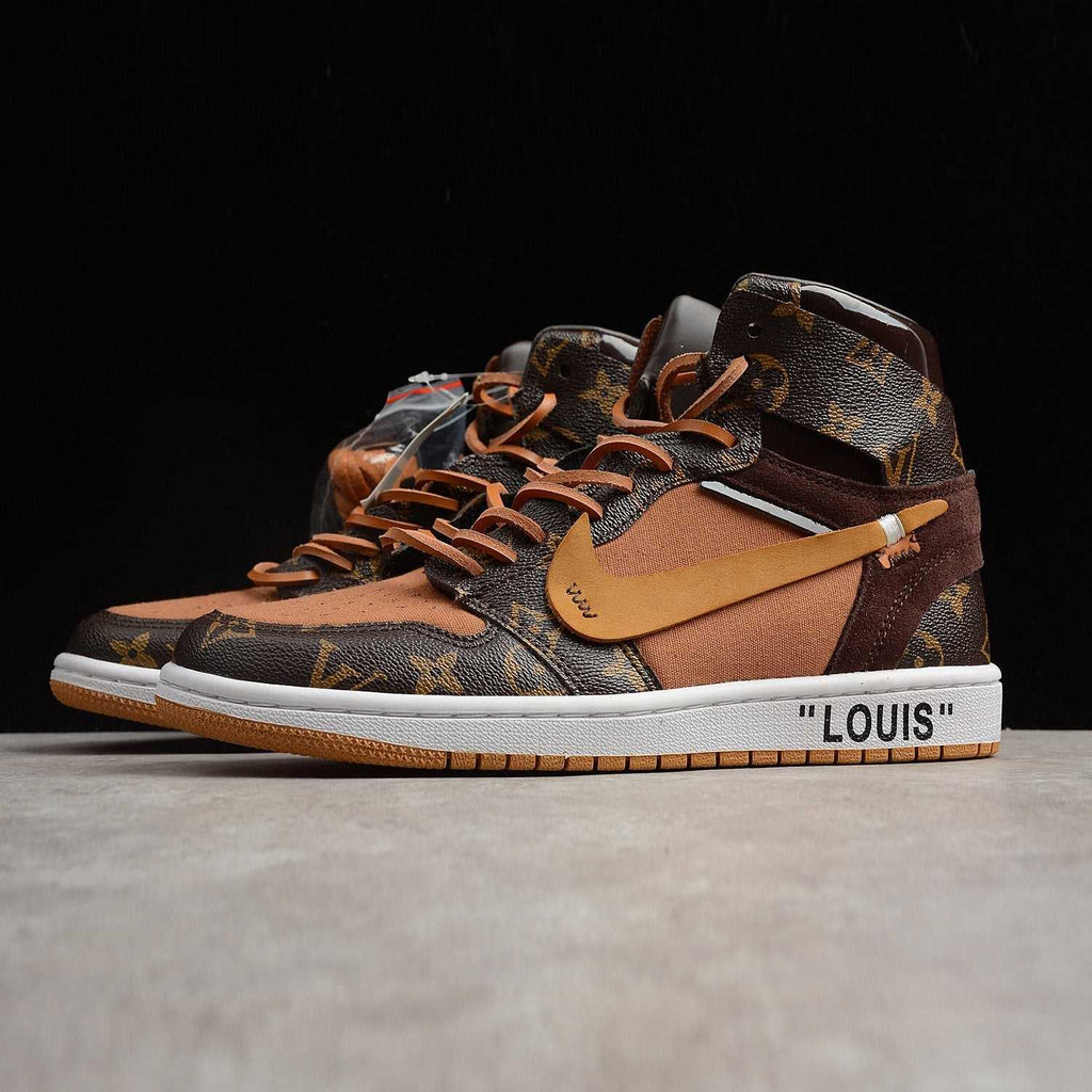 Step into Style with "OFF-LOUIS LV" Custom Air Jordan 1