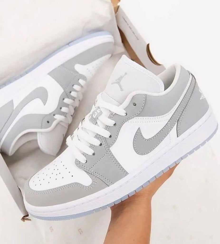 Custom Air Jordan 1 Grey White