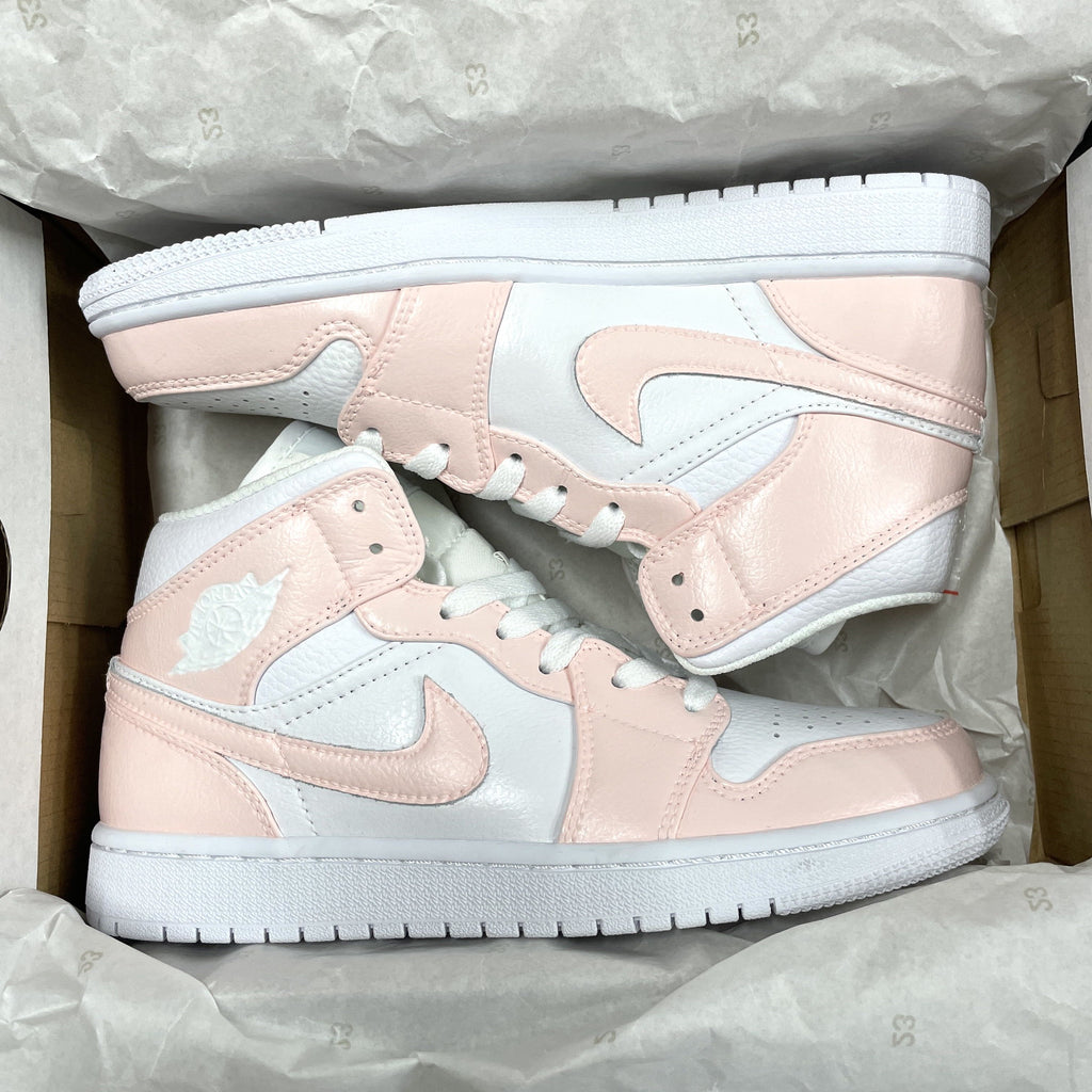 Custom Air Jordan 1 Pink White