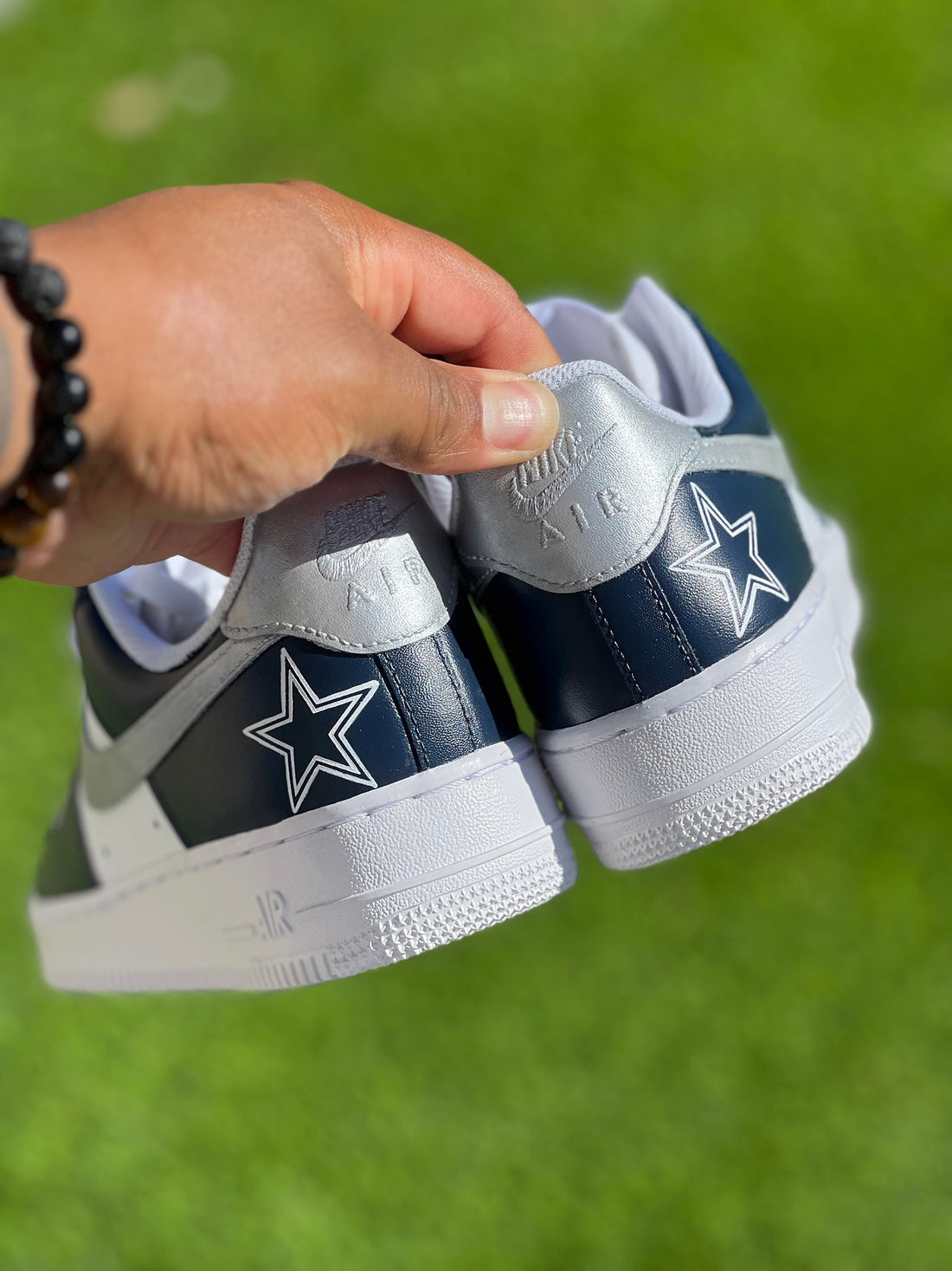 Silver Stars Custom Air Force 1